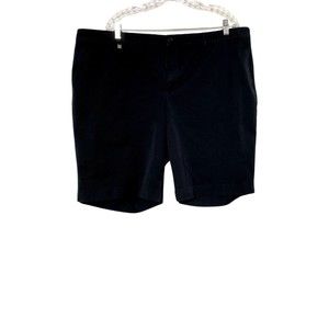 Lauren Ralph Lauren Black Twill Shorts 22W